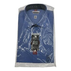 Van Heusen Flex Collar Men's Shirt in Blue 16